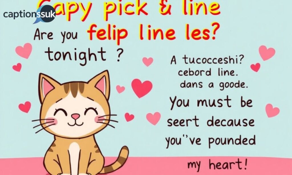 Cat Pick Up Lines for Him