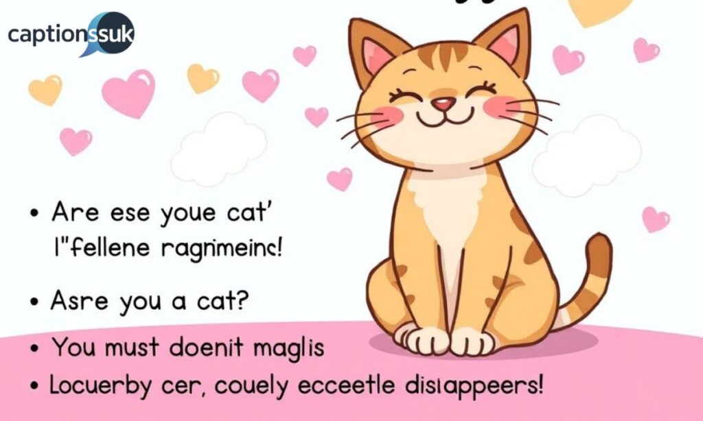 Cheesy Cat Pick Up Lines That Work Anyway