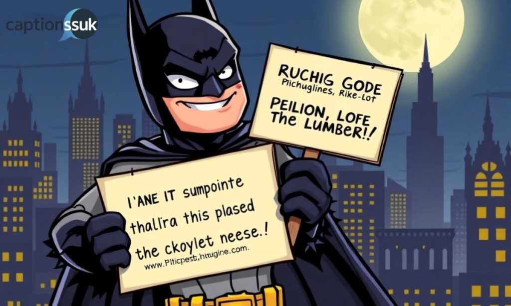 Dirty Batman Pick Up Lines