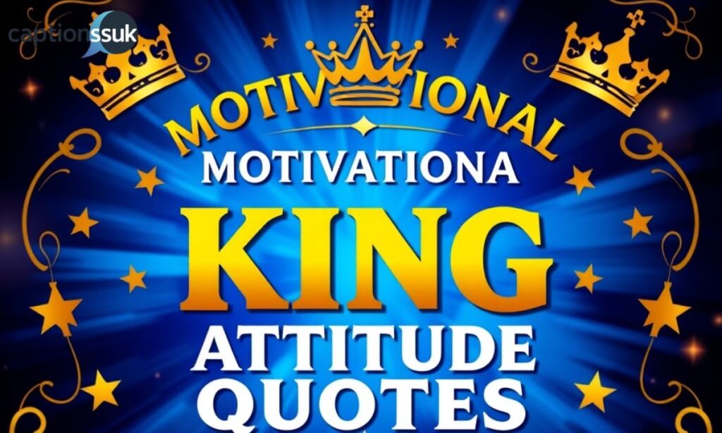 Motivational King Attitude Quotes