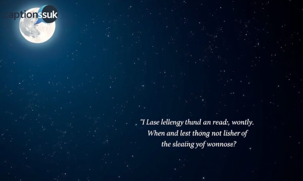 Poetic Moon Captions