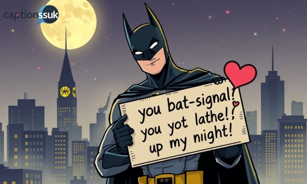 Romantic Batman Pick Up Lines