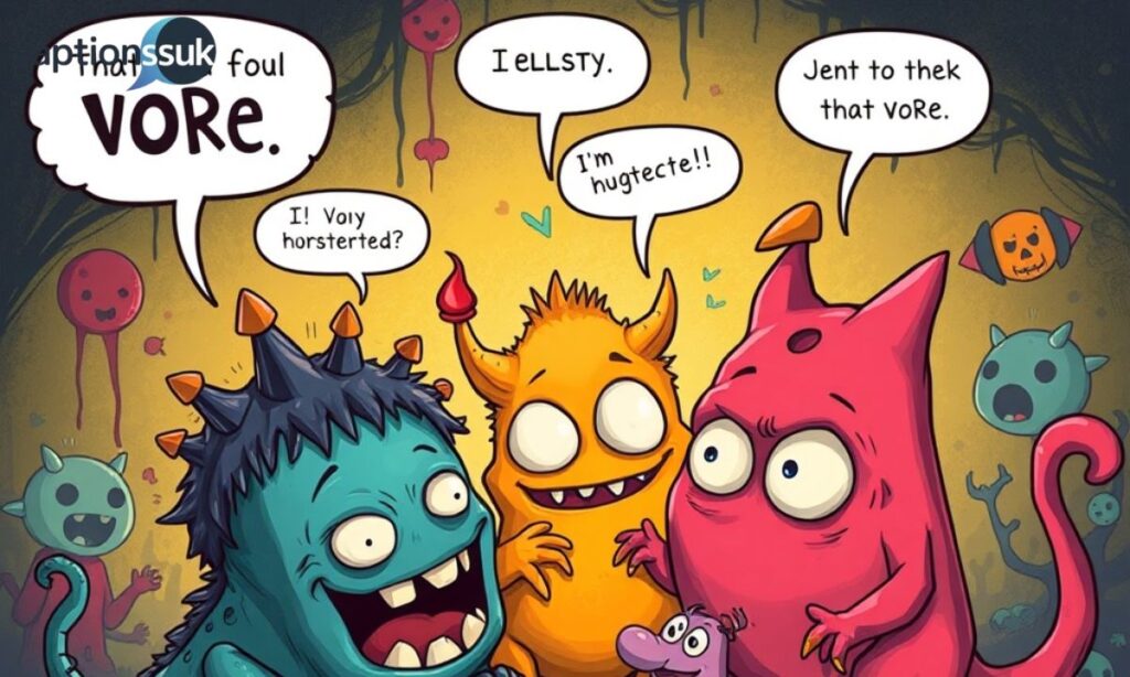 Funny Vore Captions with a Dark Twist 😂🦴